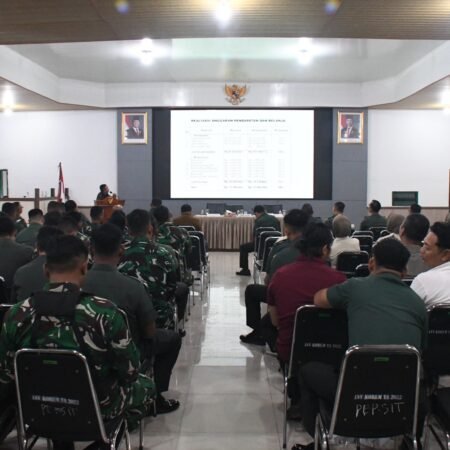 Korem 044/Gapo Gelar RAT Koperasi Kartika Gapo, Bahas Kesejahteraan Anggota Korem 044/Gapo menggelar Rapat Anggota Tahunan (RAT) Primer Koperasi Kartika Gapo Tutup Buku Tahun 2025 yang berlangsung di Aula Makorem 044/Gapo, Jalan Jenderal Sudirman Km 4, Kota Palembang, Senin (12/1/2026).