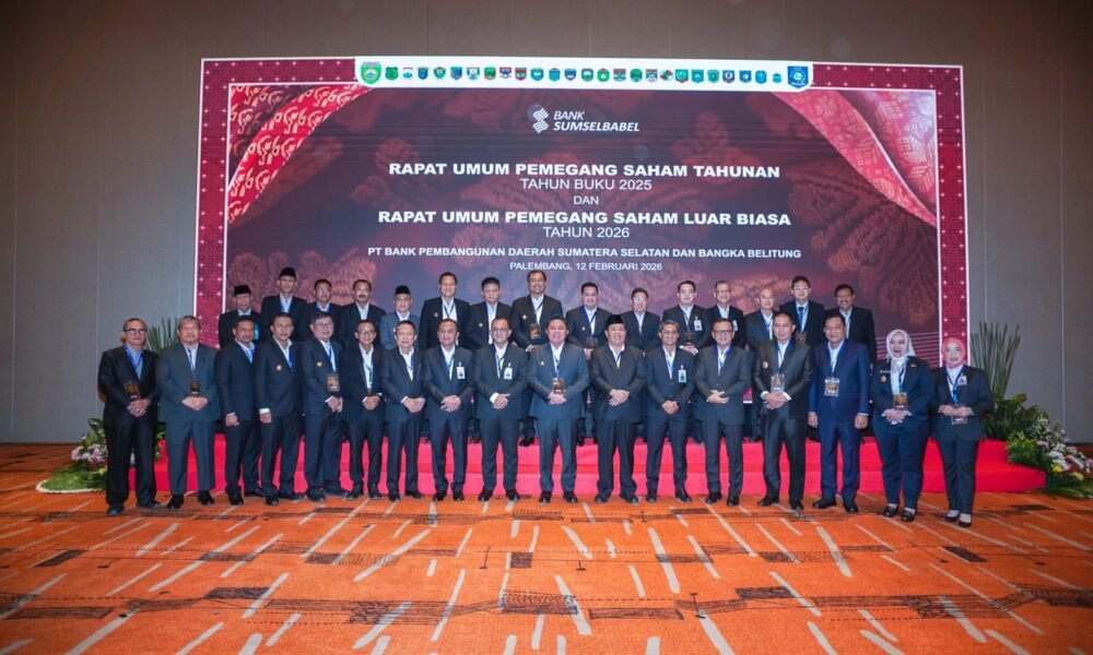Bank Sumsel Babel Tetapkan Pembagian Dividen Rp302,9 Miliar dalam RUPS Tahunan Tahun Buku 2025 Bank Sumsel Babel Tetapkan Pembagian Dividen Rp302,9 Miliar dalam RUPS Tahunan Tahun Buku 2025