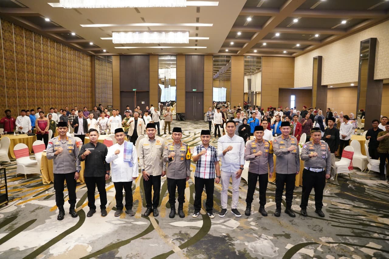 Polda Sumsel-Mahasiswa Perkuat Stabilitas Nasional dan Jaga Kamtibmas di Momentum Ramadan
