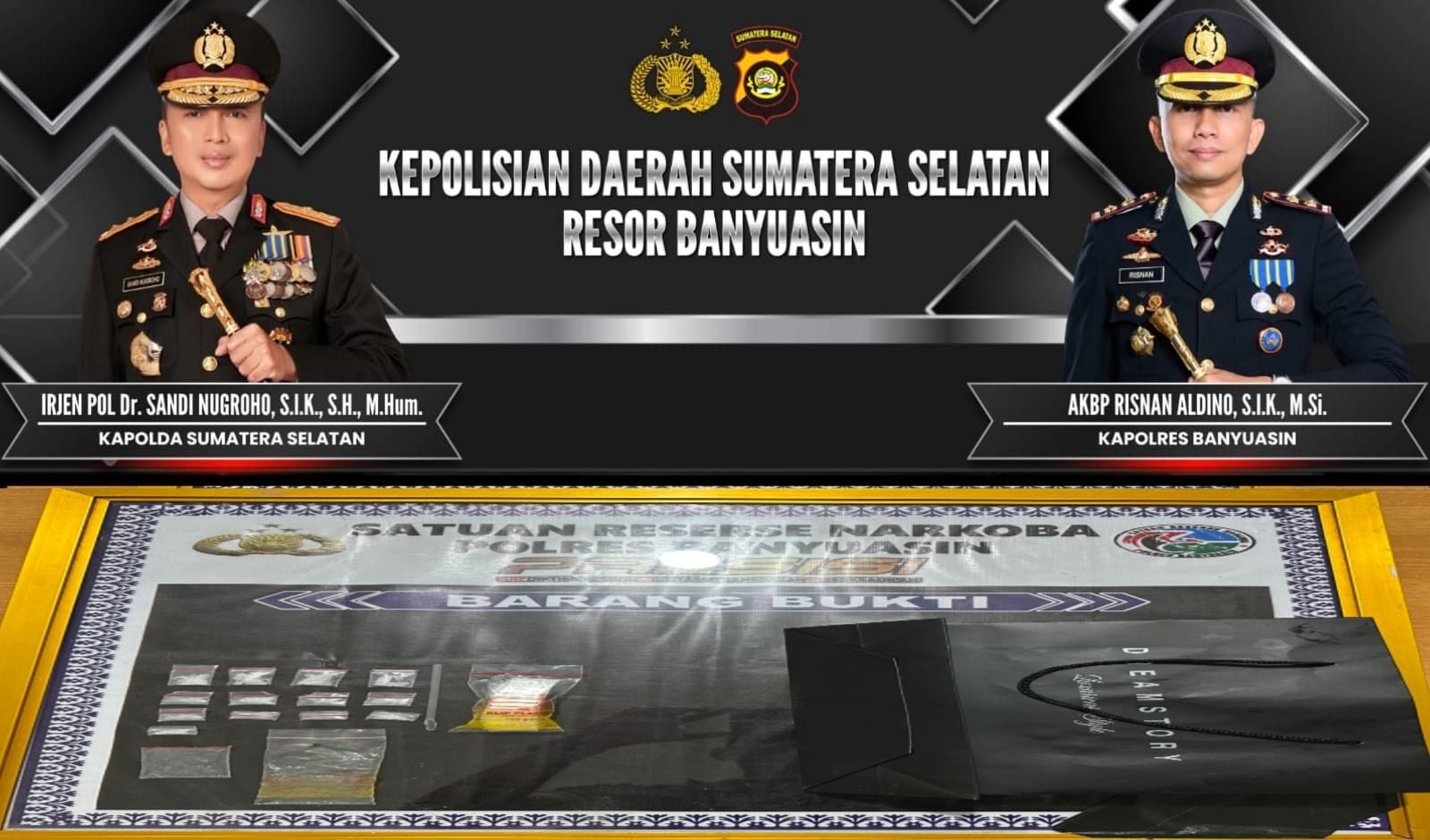 Remaja 18 Tahun di Banyuasin Jadi Pengedar, Polisi Amankan 13 Paket Sabu Siap Edar di Kamar