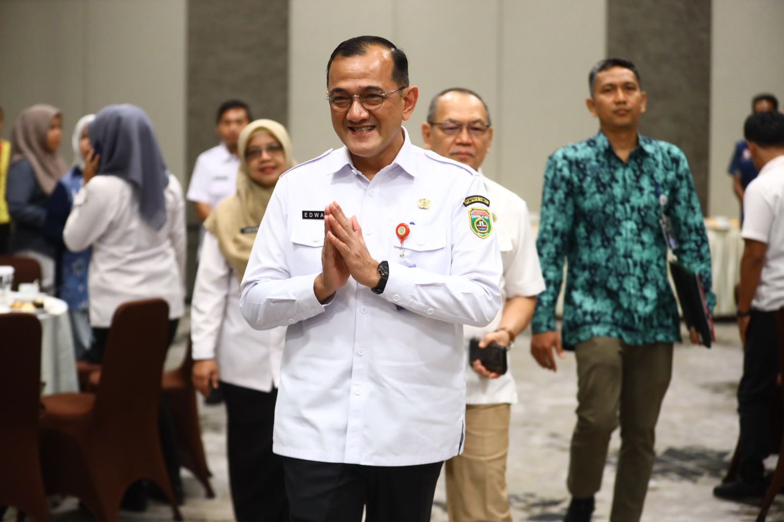 Sekda Sumsel Edward Candra, Buka Pelatihan Pengolahan Produk Turunan Mangrove dan Silvofishery