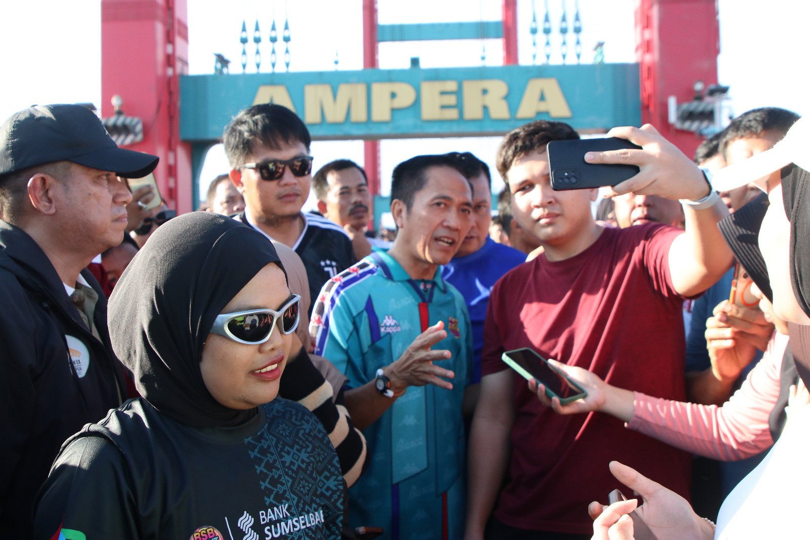 CFD Jembatan Ampera Menjelma Jadi Destinasi Wisatawan, Ratu Dewa: Rencanakan Jadi Agenda Mingguan