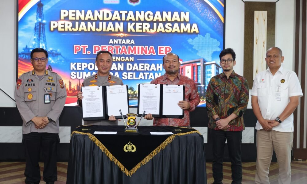 Polda Sumsel dan PT Pertamina EP Teken Kerja Sama Strategis Pengelolaan Sumur Minyak