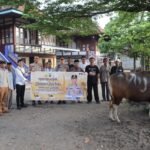 Wujud Kepedulian Sosial, Polda Sumsel Salurkan Bantuan Hewan Kurban ke Berbagai Daerah