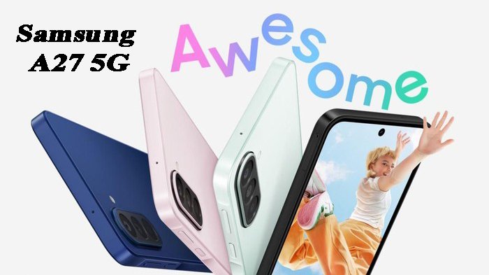 Samsung Galaxy A27 hadir dengan desain yang lebih modern dan elegan. (Foto: samsung)