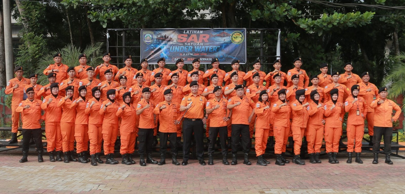Buka Latihan Satuan Under Water Tahun 2026, Kepala Kantor SAR Palembang: Tingkatkan Kemampuan Personel