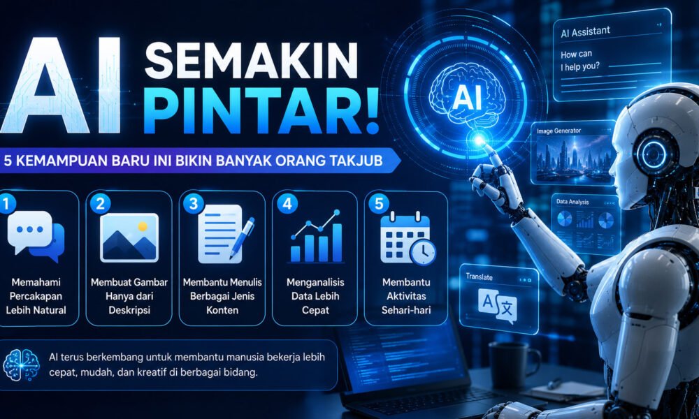 AI Semakin Pintar! 5 Kemampuan Baru Ini Bikin Banyak Orang Takjub
