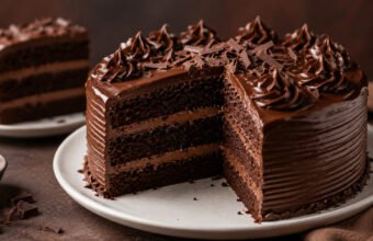 Chocolate Layer Cake Super Lembut dan Lumer, Dessert Premium yang Bikin Pecinta Cokelat Ketagihan Chocolate Layer Cake super lembut dan lumer, dessert premium yang bikin pecinta cokelat ketagihan. (Foto: istimewa)