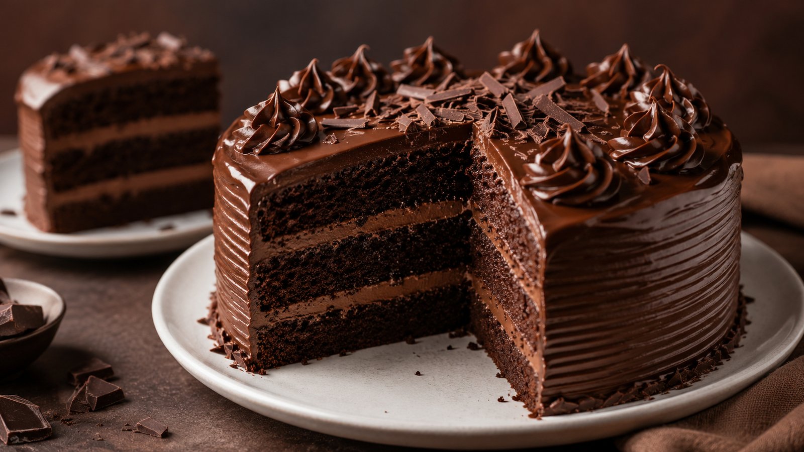 Chocolate Layer Cake Super Lembut dan Lumer, Dessert Premium yang Bikin Pecinta Cokelat Ketagihan Chocolate Layer Cake super lembut dan lumer, dessert premium yang bikin pecinta cokelat ketagihan. (Foto: istimewa)