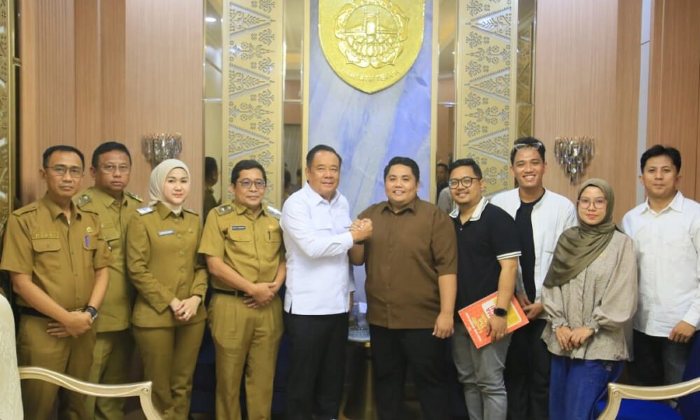 Wagub Sumsel Cik Ujang Dukung Produksi Film Lokal Lenget The Movie. (Foto: Yulie/majalah.sriwijayaterkini.co)