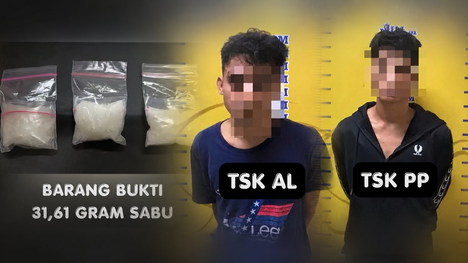 Nekat Transaksi Sabu di Halaman Masjid, Dua Pengedar Diciduk Ditresnarkoba Polda Sumsel Aksi nekat dua pria berinisial M.P (23) dan AL (33) berakhir di tangan aparat kepolisian. (Foto: istimewa)