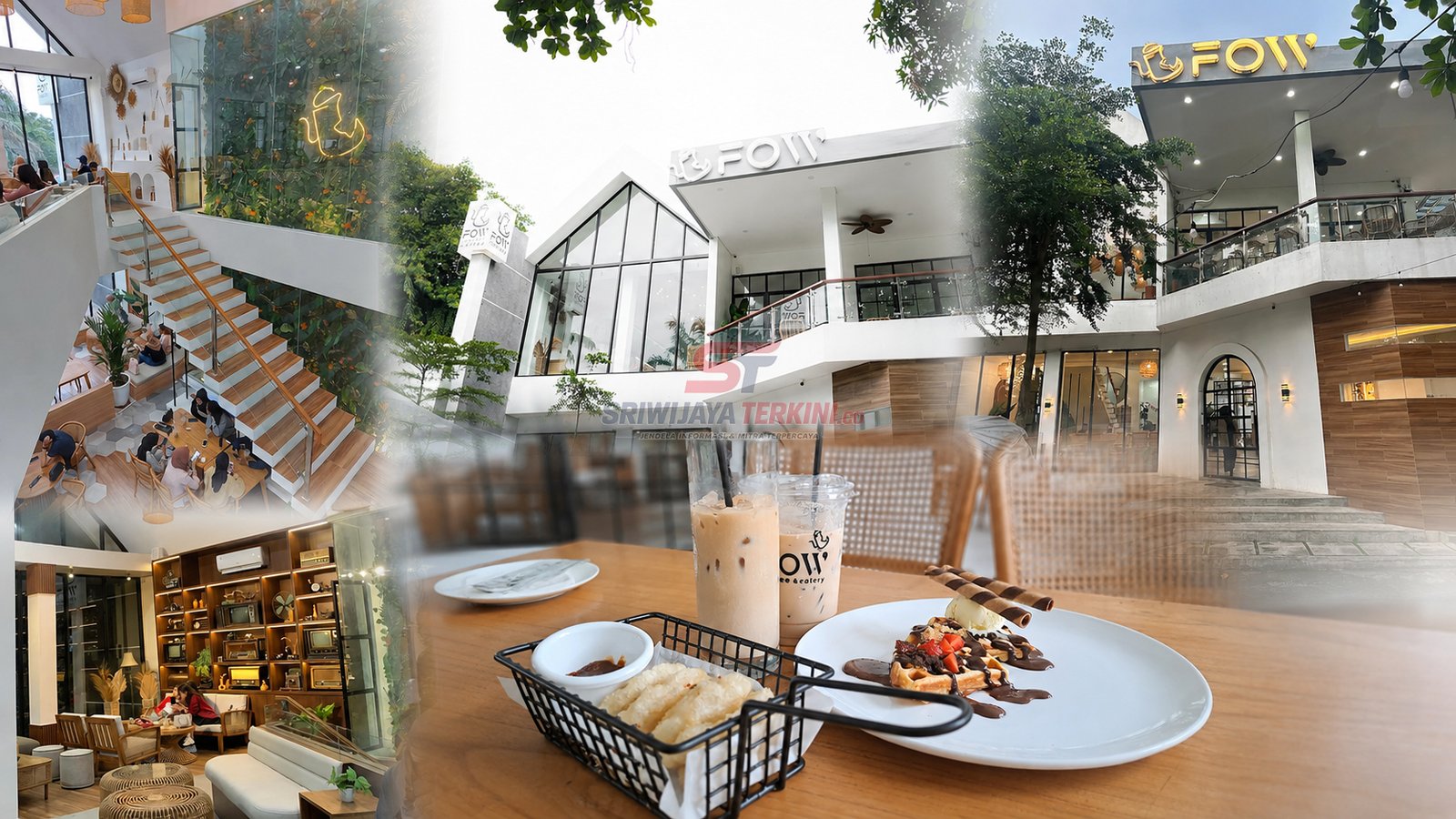 FOW Coffee Palembang, Cafe Estetik dan Cozy yang Cocok untuk Nongkrong, Work From Cafe, hingga Foto Instagram
