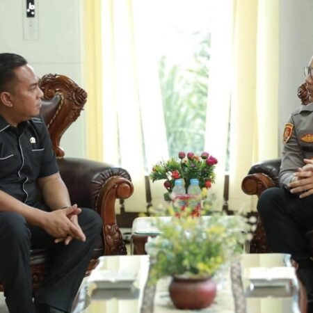 Perkuat Sinergitas, Ketua DPRD Prabumulih Deni Victoria Sambut Hangat Kunjungan Kapolres AKBP Gunarto