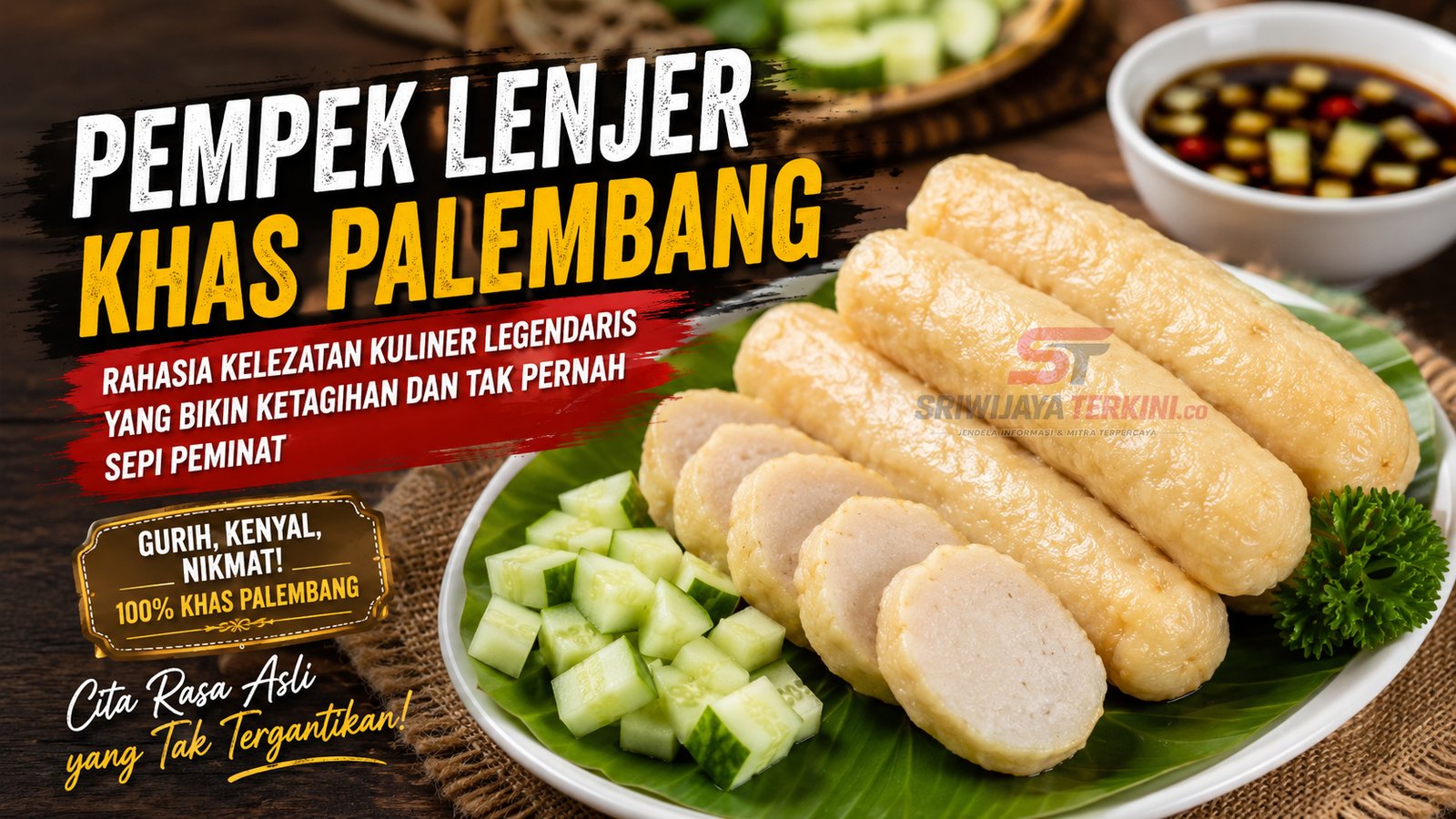Pempek Lenjer Khas Palembang: Rahasia Kelezatan Kuliner Legendaris yang Tak Pernah Sepi Peminat Pempek Lenjer Khas Palembang. (Foto: ilustrasi)