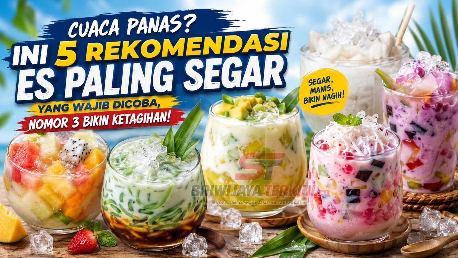 Ilustrasi gambar rekomendasi es paling segar. (Foto: Dok majalah.sriwijayaterkini.co)