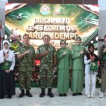 Korem 044/Garuda Dempo memperingati Hari Ulang Tahun ke-45, kegiatan yang digelar di Balai Prajurit Korem 044/Gapo tersebut berlangsung dengan penuh khidmat dan semangat kebersamaan, Jumat (3/7/2026). (Foto: Yulie)