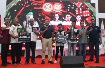 Semarak HUT ke-45 Korem 044/Gapo, Tournament Domino Satukan TNI dan Masyarakat