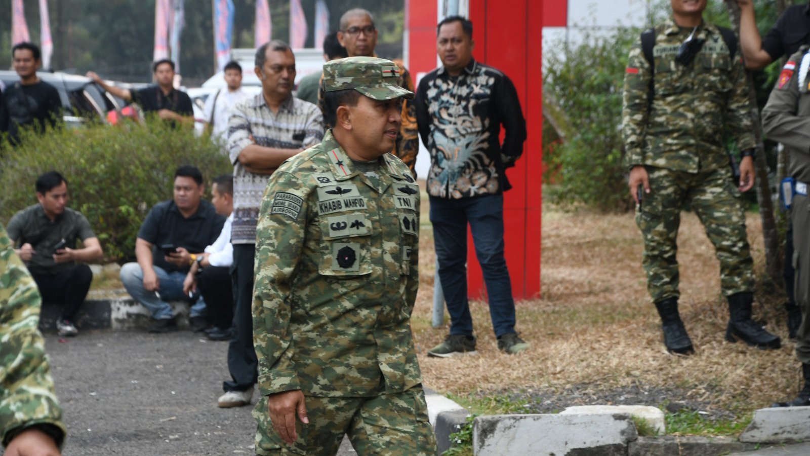 Danrem 044/Gapo Dampingi KSAD Apel Akbar Satlinmas se-Indonesia di Palembang
