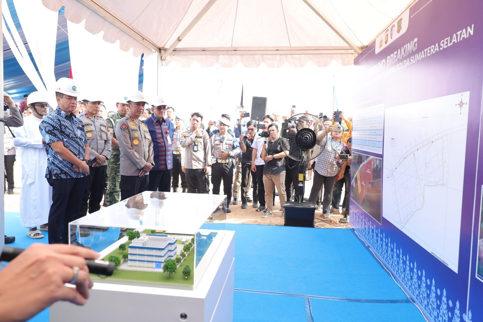 Dukung Pelayanan Publik Modern, Polda Sumsel Mulai Bangun Gedung BPKB Prototype di Kertapati