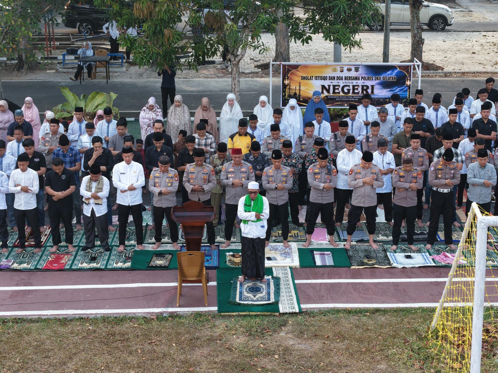 Doa dan Santunan, Polres OKU Selatan Ajak Masyarakat Hadapi Kemarau dengan Kebersamaan