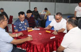 Semarak HUT ke-81 RI, Pegawai Rutan Palembang Ikuti Lomba Catur dan Gaple Antarpegawai