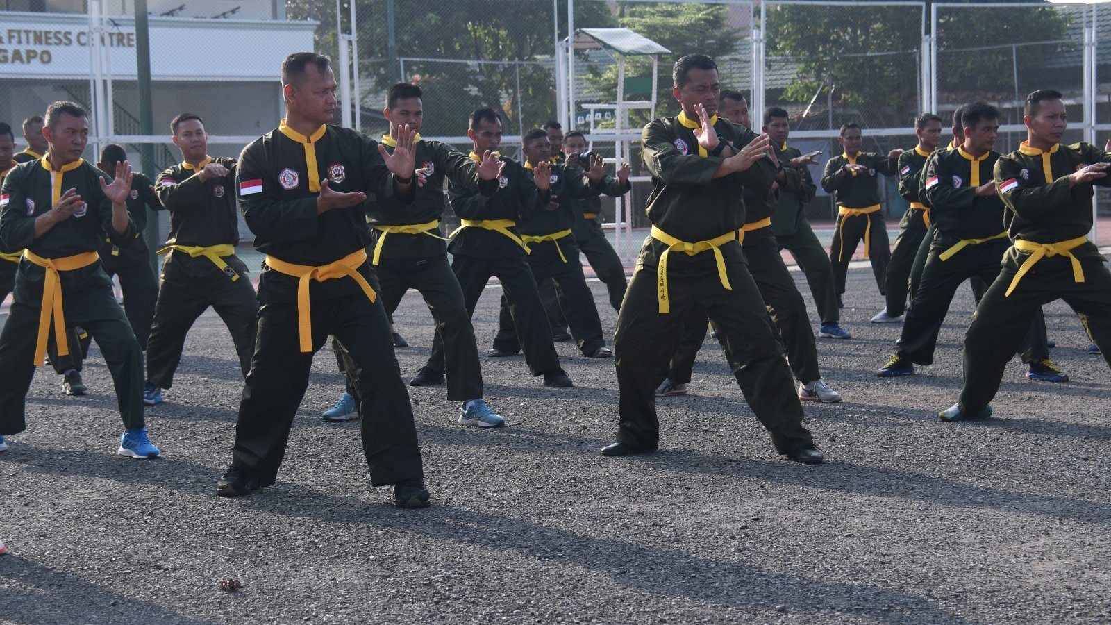 Korem 044/Gapo Gelar Uji Kenaikan Tingkat Pencak Silat Militer