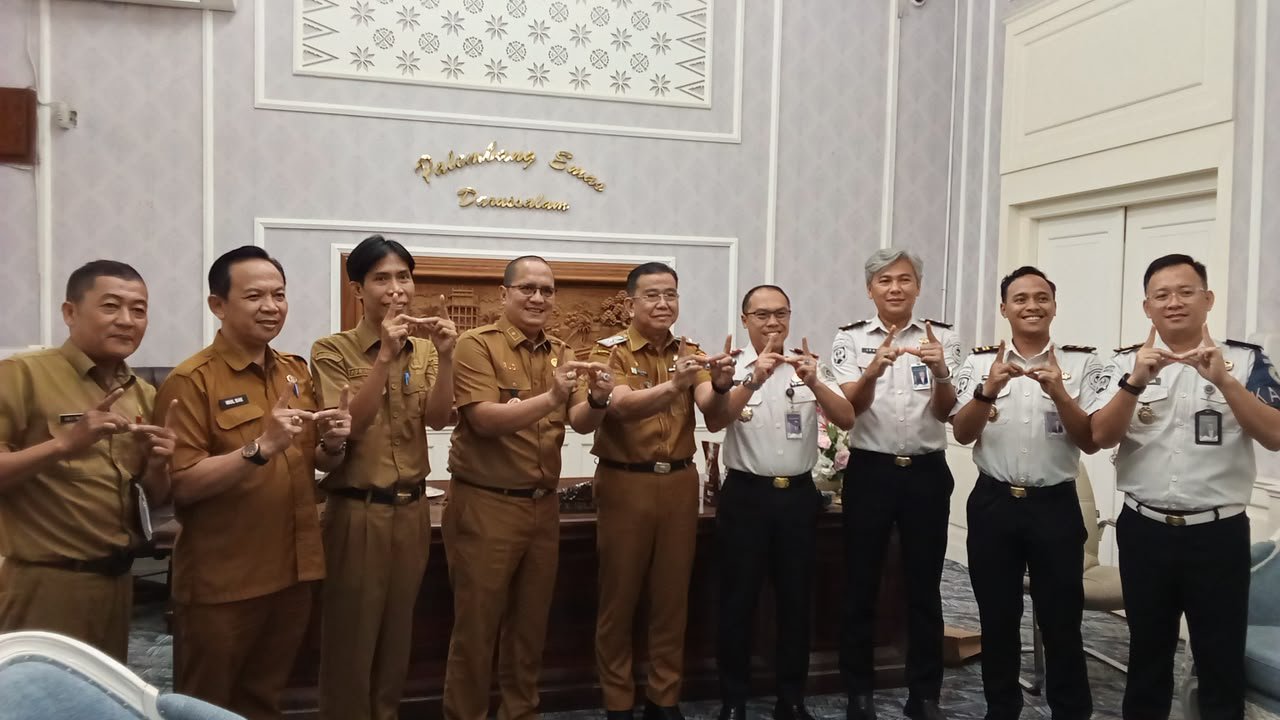 Perkuat Sinergi, Kepala Rutan Kelas I Palembang Audiensi dengan Pemkot Palembang